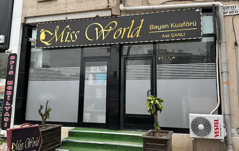 Miss World Bayan Kuaförü Logo