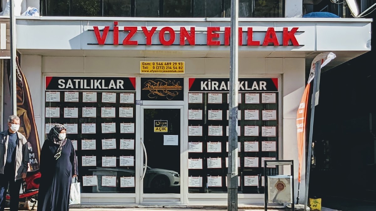 Vizyon Emlak-Afyon Emlak-Afyon Emlakçı İletişim-Afyon Satılık Daire- Logo