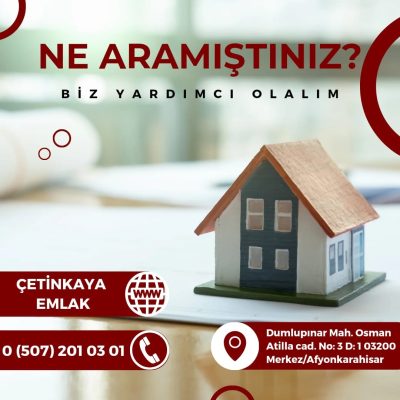 ÇETİNKAYA EMLAK AFYON