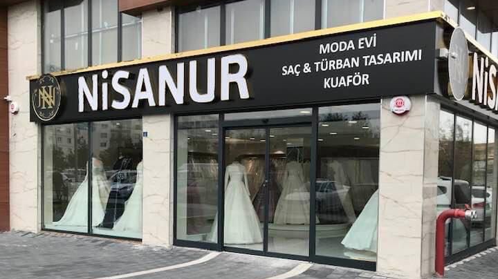 Nisanur Gelinlik Kayseri türban tasarım Logo
