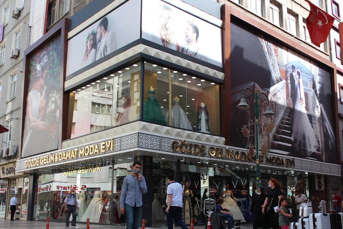 GÖZDE GELİNLİK, KAYSERİ GELİNLİK, KAYSERİ BİNDALLI, KAYSERİ TESETTÜR GELİNLİK Logo