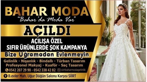 Bahar Moda Gelinlik Ve Kuaför