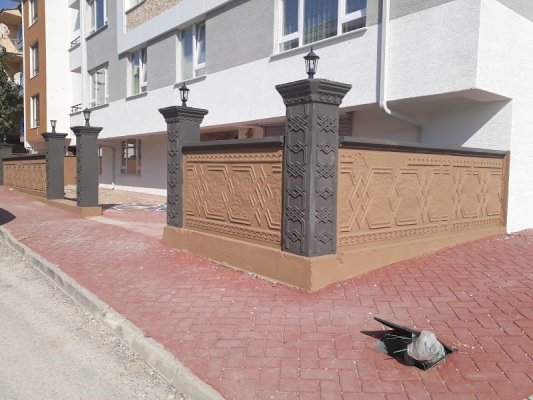 Liva inşaat uşak bahçe duvarı, anahtar teslim taahhüt