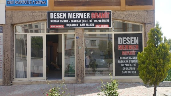 Desen Mermer Granit Duşa Kabin Cam Balkon