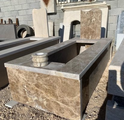 Desen Mermer Granit Duşa Kabin Cam Balkon