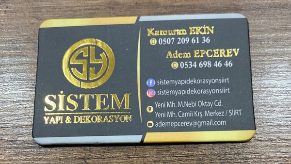 sistem yapı dekorasyon