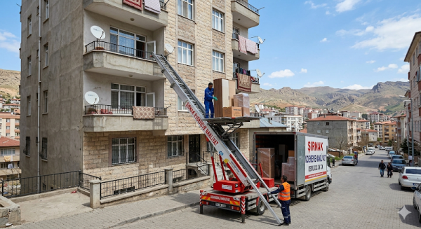 Şirnak nakliyat evden eve asansörlü nakliyat nakliye