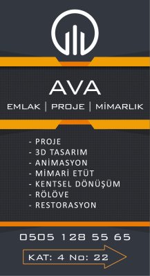 VAN AVA MİMARLIK - EMLAK - HARİTA - MÜHENDİSLİK - EKB - ENERJİ KİMLİK BELGESİ - OZALİT